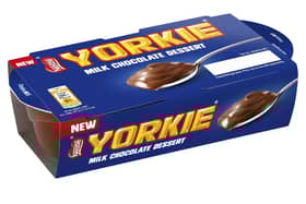 Yorkie makes its debut as a chocolate creme dessert.