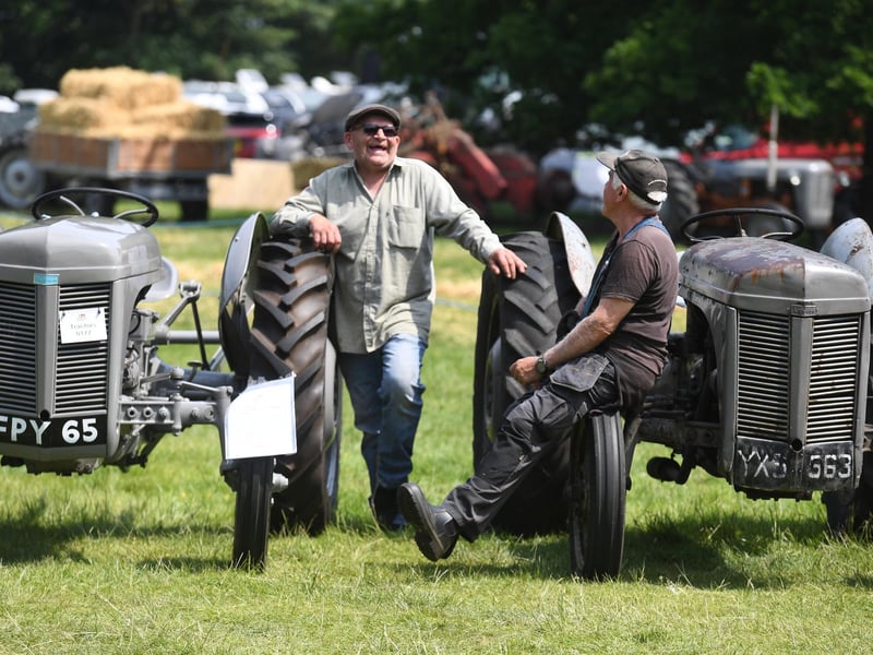 The Tractor Fest at Newby Hall attracts more than 1,600 exhibits from all over the country and further afield