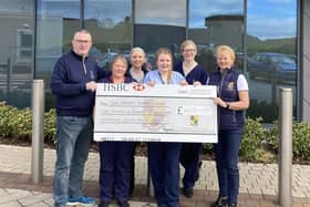 Members at Bedale GC have been raising funds for the Robert Ogden Macmillan Centre in Northallerton. Picture: Submitted