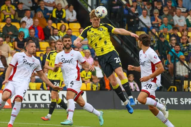 Bobby Faulkner in action for Harrogate Town. Picture: Matt Kirkham