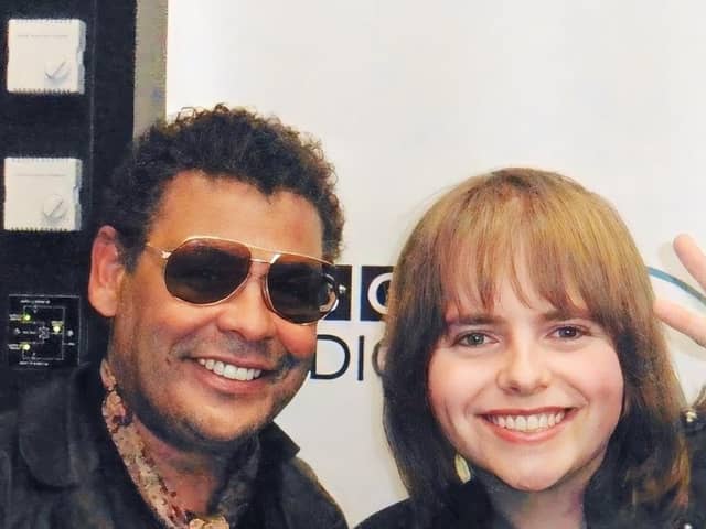 DJ Rory Hoy from Knaresborough with BBC6 Music's Craig Charles.