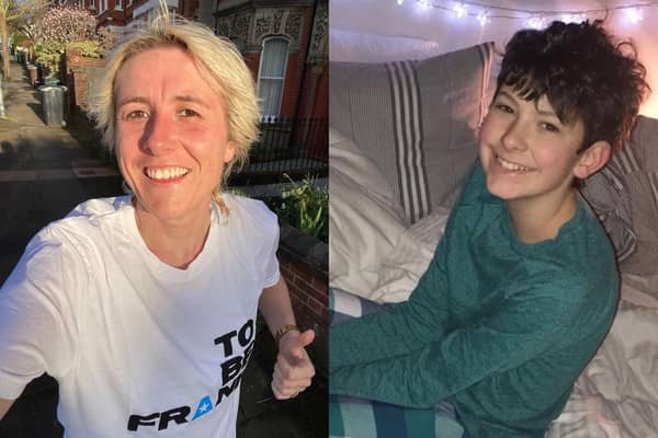 Maisie Adam will take on the London Marathon in memory of Frank Ashton who died from bone cancer