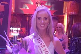 Newly-crowned Miss Yorkshire Chloe McEwen from Harrogate. (Picture contributed)