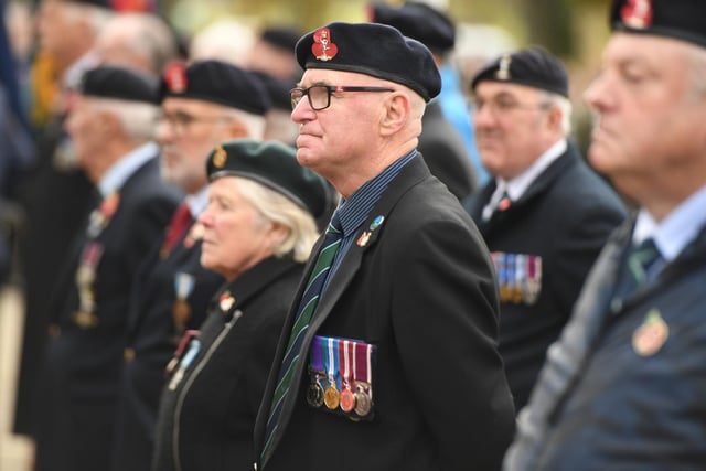 The veterans paying their respects at the Remembrance Day parade and service at the cenotaph
