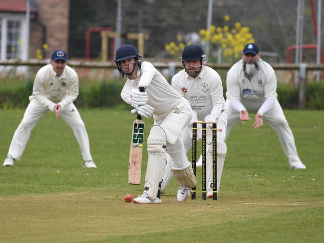 James Wood and his Goldsborough CC team-mates remain very much in the hunt for the Theakston Nidderdale League title. Picture: Gerard Binks
Picture Gerard Binks