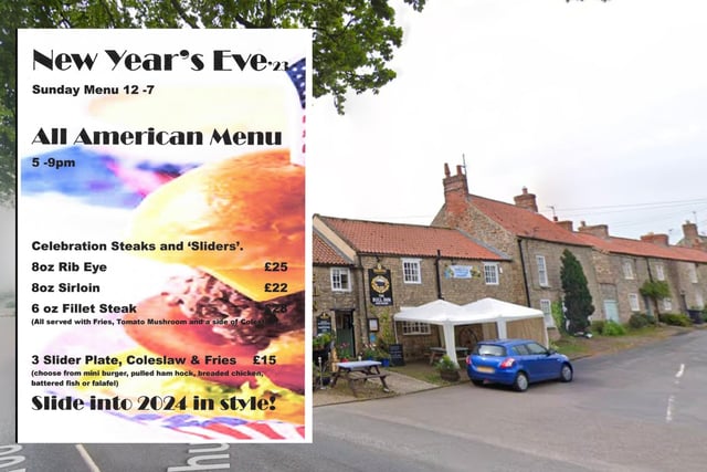 The Bull Inn, West Tanffield, are offering a special 'All American Menu' for those looking to celebrate in style.