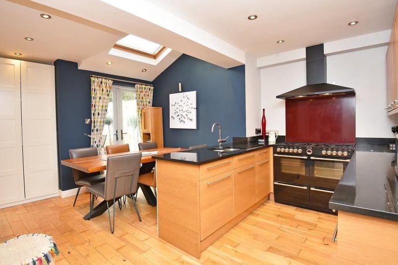 Inside the house is a superb living kitchen with oak flooring and patio doors to the garden.  For more details contact Verity Frearson  01423 562531.