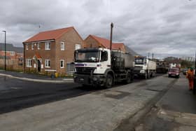 Five years of house building, now pedestrian access through the Kingsley Road and Bogs Lane area of Harrogate is to be closed during working hours from 10am today, Wednesday, July 19 until Friday, July 21. (Picture Gerard Binks)