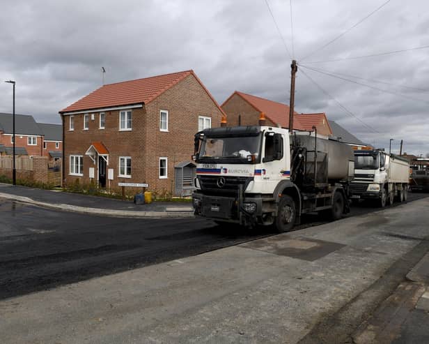 Five years of house building, now pedestrian access through the Kingsley Road and Bogs Lane area of Harrogate is to be closed during working hours from 10am today, Wednesday, July 19 until Friday, July 21. (Picture Gerard Binks)