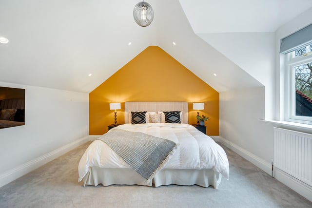 Another of the stylish first floor bedrooms.