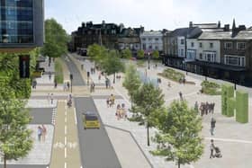 Councillors have agreed to push ahead with the scaled-back £11.2 million Harrogate Station Gateway project