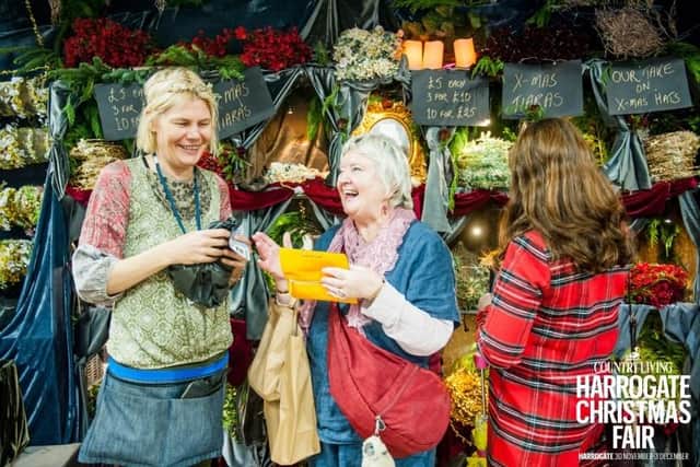 The Country Living Christmas Fair in Harrogate regularly attracts 15,000 across the four-day event. (Picture contributed)