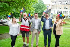 Members of the Harrogate BID team celebrate being voted in for another five-year term, which officially kicks off in January 2024.