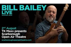 Bill Bailey will headline Scarborough Open AIr Theatre in August