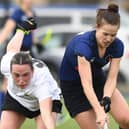 Lucy Wood, right, is stepping down from her role as captain of Harrogate Hockey Club Ladies 1st XI. Picture: Gerard Binks