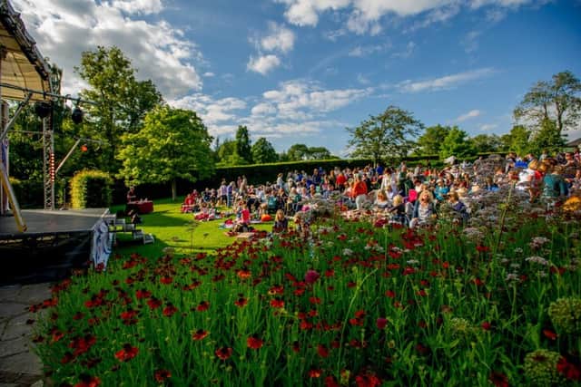 Harrogate summer of entertainment - Oddsocks' shows at RHS Harlow Carr Garden are among several returning favourites for the Festival this year, with the Spiegeltent among the highlights.  (Picture Charlotte Graham).