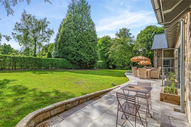 A large terrace is ideal for sitting outside and for entertaining.