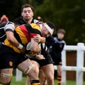 Harrogate RUFC's National Two North survival hopes were dented badly by Saturday's loss to fellow strugglers Preston Grasshoppers. Picture: Gerard Binks