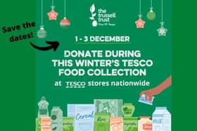 Wetherby and District Foodbank is urging shoppers to donate to this year’s Tesco Winter Food Collection