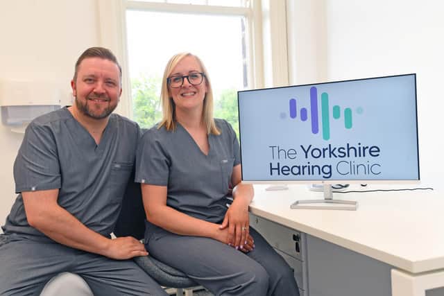 Andy and Rebecca Armitage, of The Yorkshire Hearing Clinic