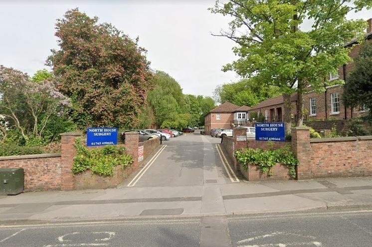 At North House Surgery in Ripon, 91.8 per cent of patients surveyed said their overall experience was good