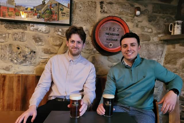 New appointments at Masham-based Theakston's brewery - Cameron Bell and Zak Spence who have joined the business as sales development managers.
