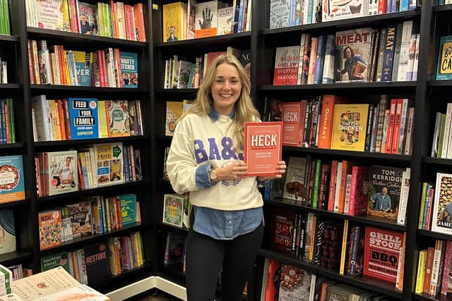 At book launch at at Waterstones in London - Harrogate-based artist Lizzie Anthony first started working with North Yorkshire-based sausage company HECK! in 2022. (Picture contributed)