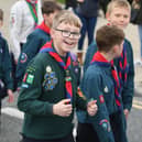 Scouts, Guides, Brownies, Rainbows, Beavers and Cubs took to the streets of Harrogate for the St George's Day Parade
