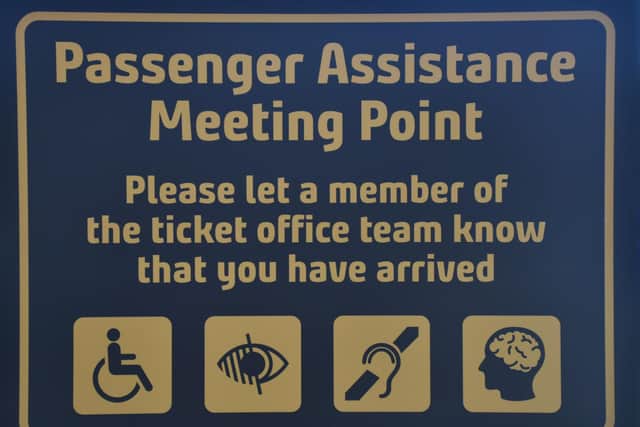 New facilities designed to give disabled customers the confidence to travel by train have been installed at Harrogate, as well as dozens of stations across the North of England.