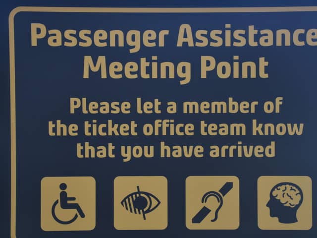 New facilities designed to give disabled customers the confidence to travel by train have been installed at Harrogate, as well as dozens of stations across the North of England.