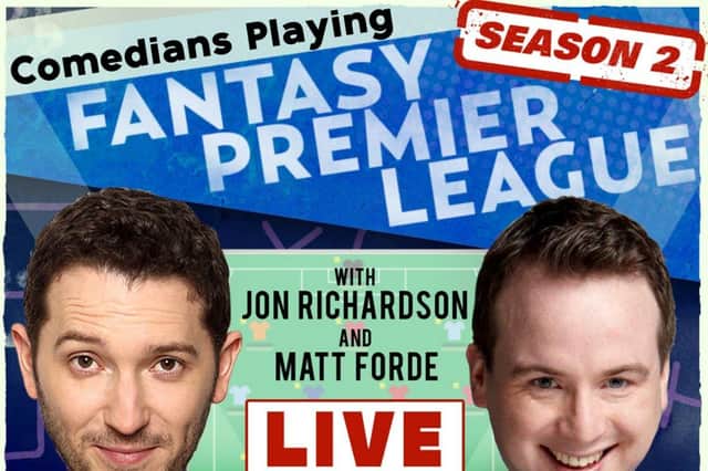 Harrogate brewery Rooster's collaborated with comedians Jon Richardson and Matt Forde for the Comedians Playing Fantasy Premier League podcast's live debut.