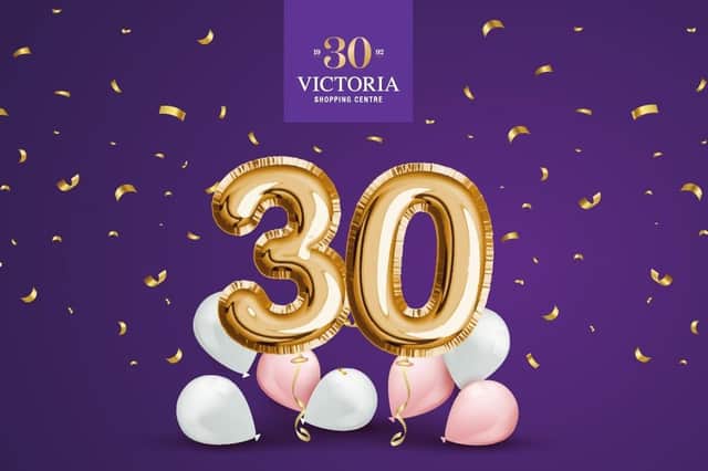 Victoria Shopping Centre is welcoming the town’s residents and visitors to nearly two weeks of its 30th birthday celebrations, which will begin this Wednesday, November 9.