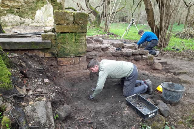 Part of the dig for Knaresborough Museum Association's forthcoming Community Archaeology Festival. (Picture contributed)