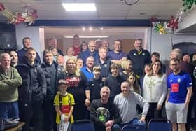 Christmas Party success - Harrogate Town Independent Supporters Club have been praised for supporting a local charity.
