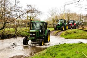 Just a few of the vehicles in the mighty convoy on Sunday for the Knaresborough Tractor Run. (Picture by Rachael Fawcett Photography)