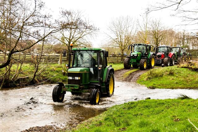 Just a few of the vehicles in the mighty convoy on Sunday for the Knaresborough Tractor Run. (Picture by Rachael Fawcett Photography)