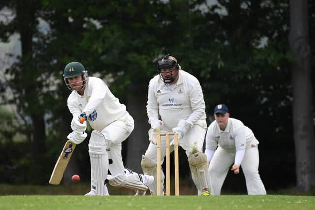 Rob Nelson batting for struggling Darley during Saturday's top-flight clash.