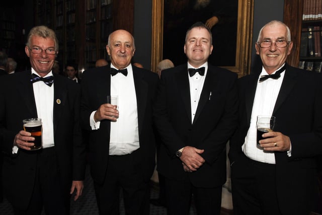 Richard Helliwell, Vince Kane, Neil Armstrong and Tony Walker - Harrogate Union of Golf Clubs Annual Dinner in 2010