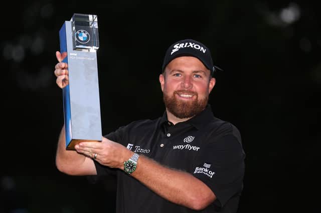 Shane Lowry of Ireland poses after winning the BMW PGA Championship at Wentworth Golf Club.  Picture: Warren Little/Getty Images
