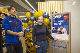Success: Customers at Killinghall Express store in Harrogate were given the chance last month to take part in a lucky dip to donate funds to help children. (Picture contributed)