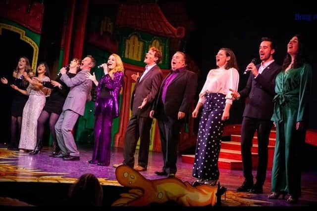 The cast of Bring Me Sunshine, who travelled from all over the country to participate in the tribute to Phil Lowe at Harrogate Theatre. (Picture by Karl Andre)