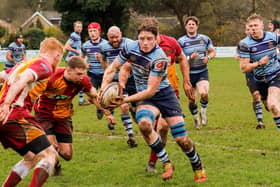 Ripon RUFC on the attack during Saturday's Yorkshire Two victory over Wheatley Hills at Mallorie Park. Picture: Submitted