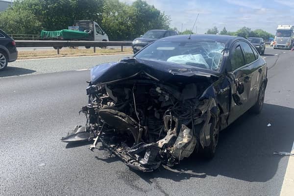 There are delays on a major road in the Harrogate district following a serious collision (Credit: Sergeant Paul Cording)