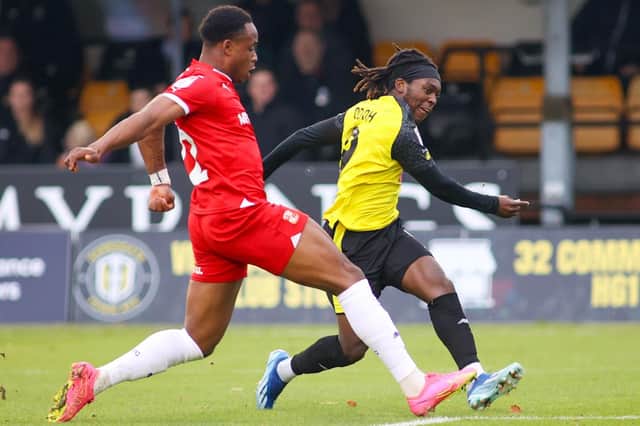 Harrogate Town created plenty of goal-scoring opportunities during Saturday's 1-1 home draw with Swindon. Pictures: Matt Kirkham