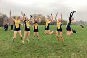 Pupils at St Aidan’s Church of England High School celebrate the Harrogate school's strong showing in the top 200 Sporting Schools 2022.