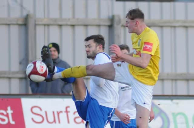 Dan Hartley and his Tadcaster Albion team-mates are now 23 games without a victory in the Northern Premier League East Division. Picture: Dom Taylor