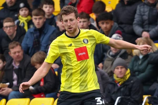 Tom Eastman impressed at the heart of Harrogate Town's back-four during Saturday's goalless draw at home to Gillingham. Pictures: Matt Kirkham