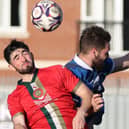 Harrogate Railway have struggled for wins in recent weeks, but manager Rob Youhill believes that his side is progressing in the right direction. Picture: Craig Dinsdale