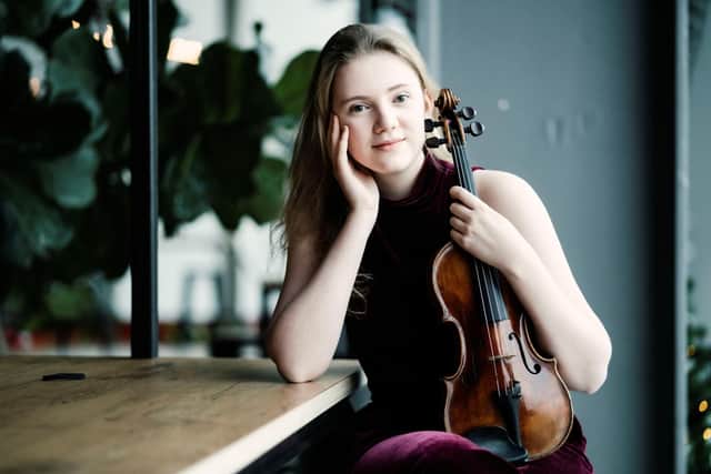 Dutch violinist Charlotte Spruit is performing at the Wesley Centre, Harrogate, on Friday July 4 (credit: Marco Borggreve)