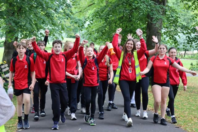 Rossett School in Harrogate is celebrating the outstanding success of its sponsored walk, which brought together over 500 students and staff to raise money for charity